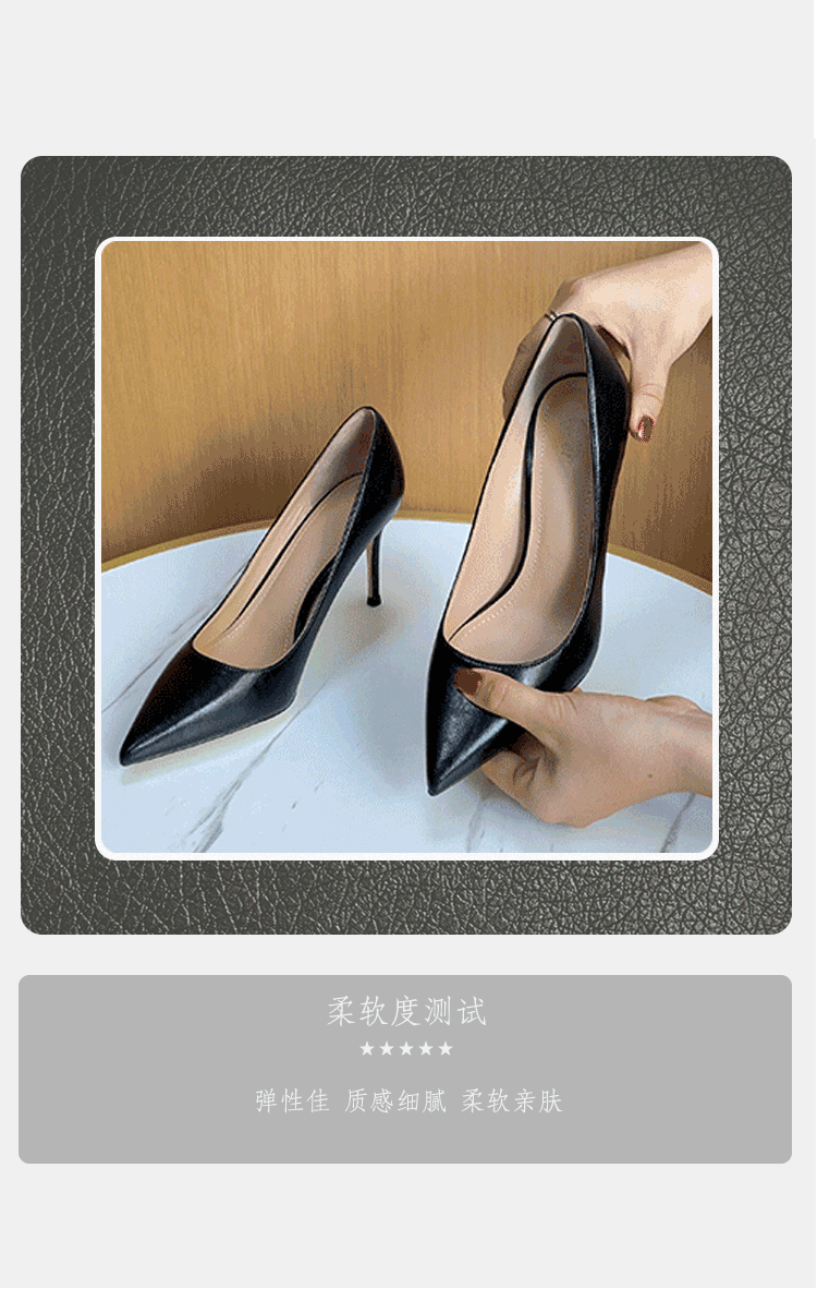 brown light Heels for women luxury Spring High Heels Shoes Stiletto Pointed Toe Pumps Leather Ladies Prom Party Shoes Women heels_stiletto