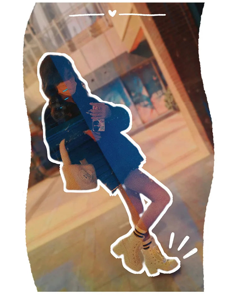 Women Platform Sneakers Canvas Shoes Personalized Luxry Heels Skateboard Lace Up Casual Fashion Outdoor Sneakers sneakers_platform