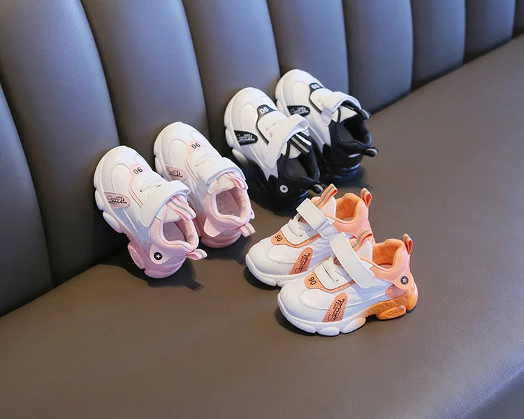 Size 20-31 Children Wear-resistant Casual Sports Shoes Baby Anti-slip Toddler Shoes Girls Boys Kids Soft Bottom Running Sneakers kids_shoes