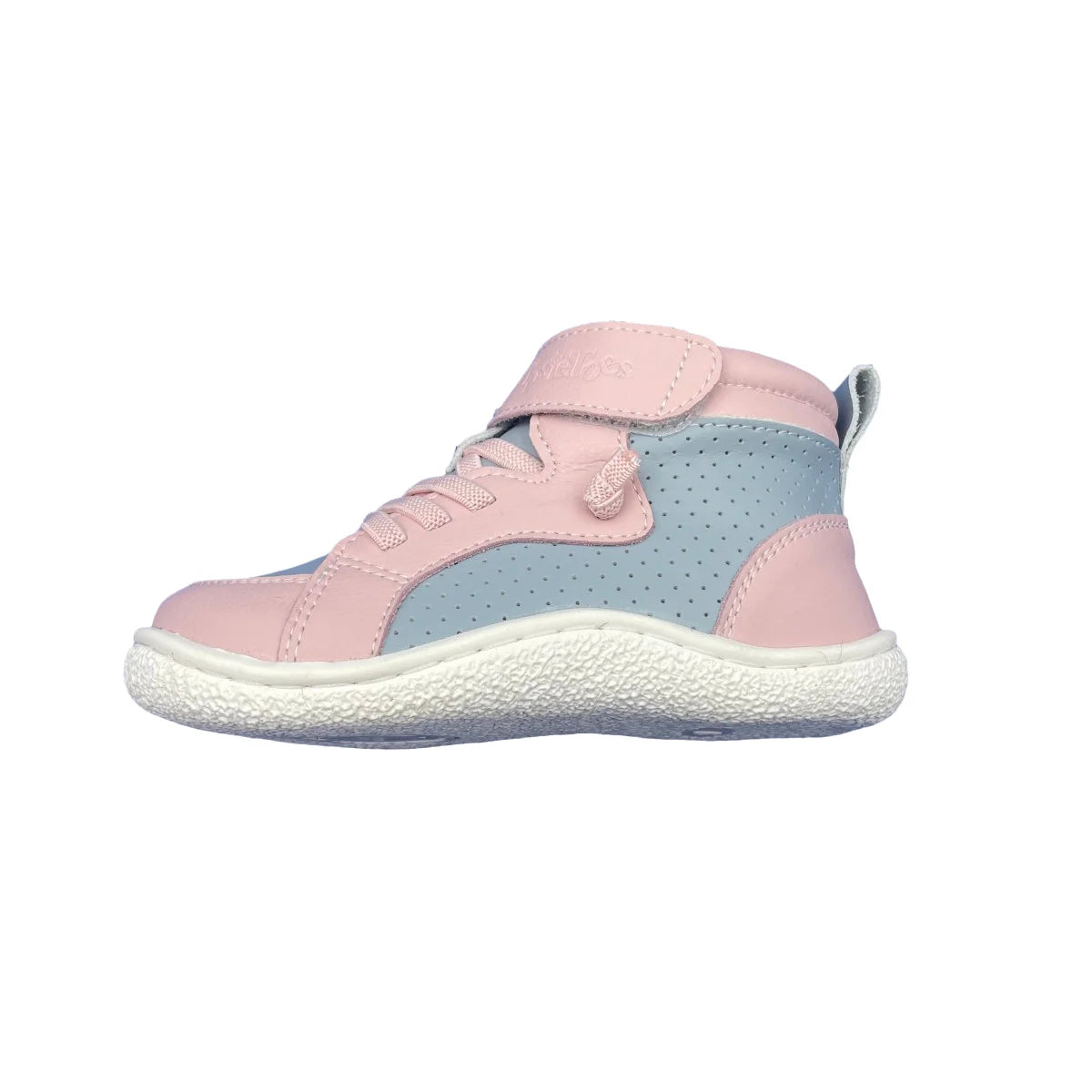 Tipsietoes Autumn Spring Genuine Leather Boots For Girls Boys Kids Barefoot Sneaker Leather Linning Light Weight Elastic Strape kids_shoes