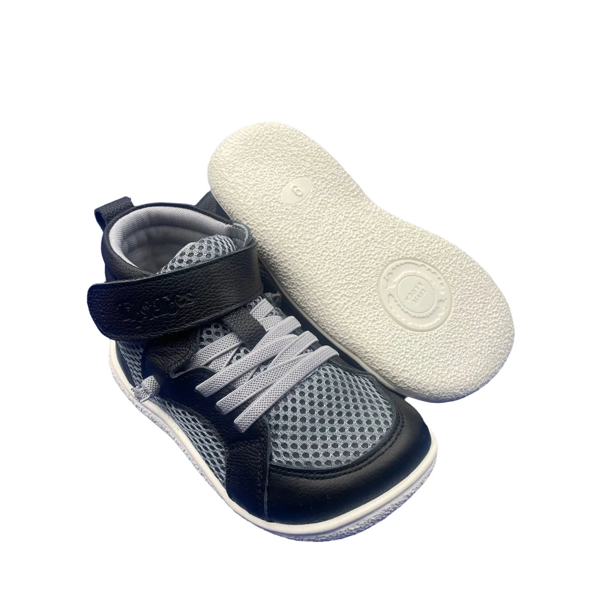 Tipsietoes Autumn Spring Genuine Leather Boots For Girls Boys Kids Barefoot Sneaker Leather Linning Light Weight Elastic Strape kids_shoes