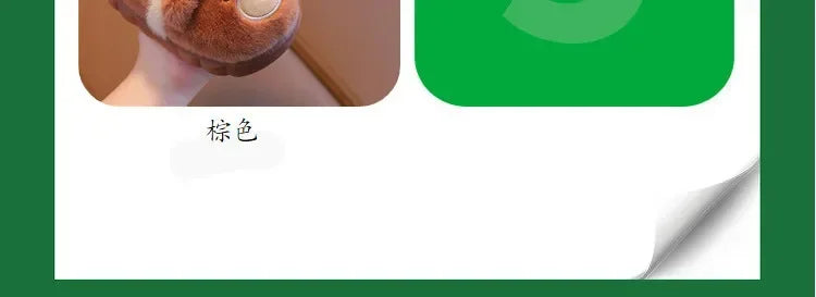 Winter Children's Cotton Slippers Cute and Warm Thickened Indoor and Outdoor Plush Shoes Home and Baby Bag Heels Cotton Shoes kids_shoes