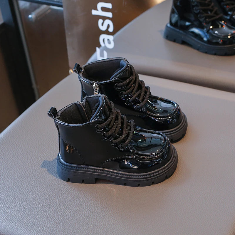 Autumn Winter Children's Boots 2-18 Years Old Padded Warm Boys Girls Cotton Shoes Hundred Anti-slip Kids Short Boots Shoes kids_shoes