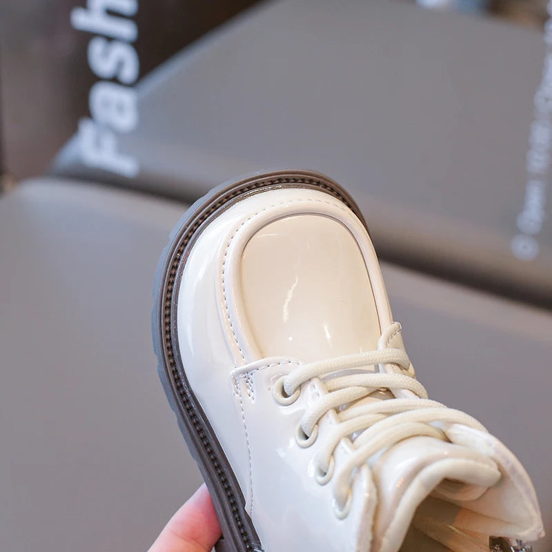 Autumn Winter Children's Boots 2-18 Years Old Padded Warm Boys Girls Cotton Shoes Hundred Anti-slip Kids Short Boots Shoes kids_shoes