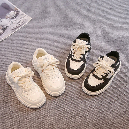 Children Sports Shoes Breathable Soft Bottom Kids Casual Shoes Non-slip 2025 Winter Boys Girls Tennis Shoes White Trendy Suede kids_shoes