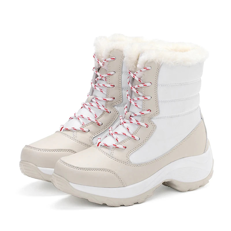 Snow Boots Women New Ladies Shoes Platform Shoes Woman Flat Keep Warm Boots Ladies Casual Plush Botas Mujer Winter Shoes Women sneakers_platform