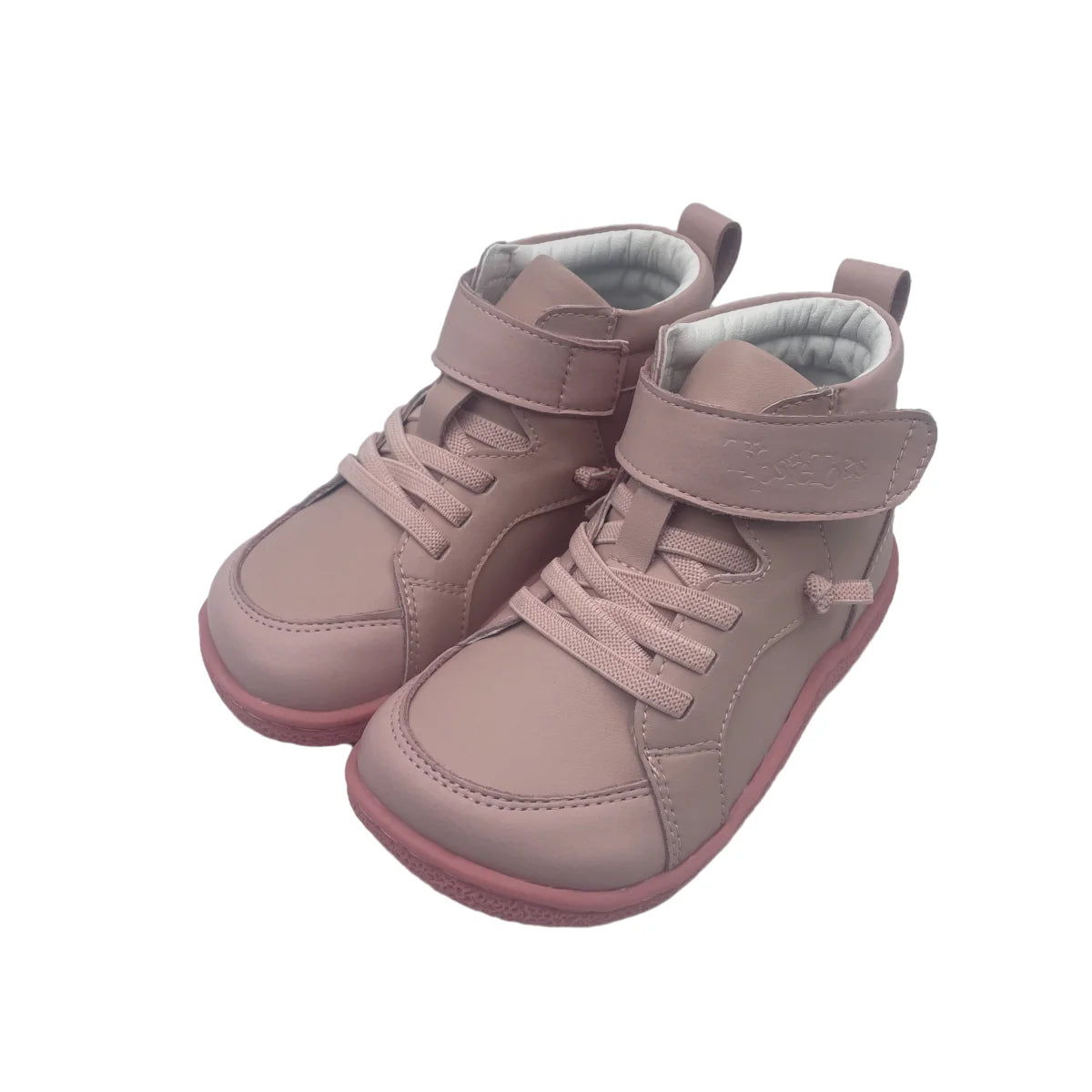 Tipsietoes Autumn Spring Genuine Leather Boots For Girls Boys Kids Barefoot Sneaker Leather Linning Light Weight Elastic Strape kids_shoes