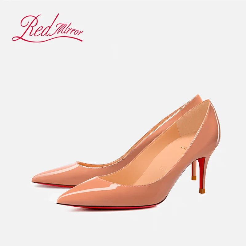 Women's High-heeled Shoes Red Bottoms Stiletto Pumps Black Naked Shallow Pointed Toe High Heels Luxury Brand Fashion Prom Shoes heels_stiletto
