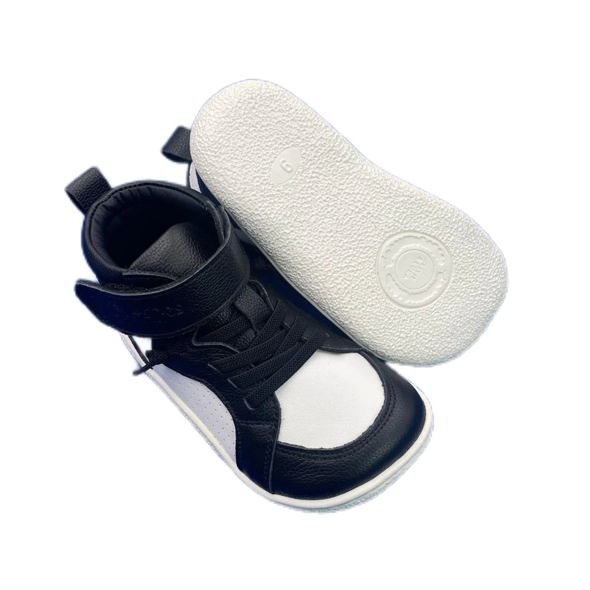 Tipsietoes Autumn Spring Genuine Leather Boots For Girls Boys Kids Barefoot Sneaker Leather Linning Light Weight Elastic Strape kids_shoes