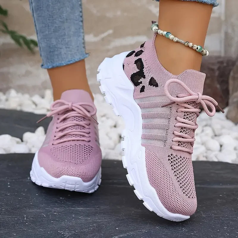 shoes woman 2025 [Leopard print sneakers] lightweight and breathable women's casual sneakers.women's shoes sale shoes sneakers_women