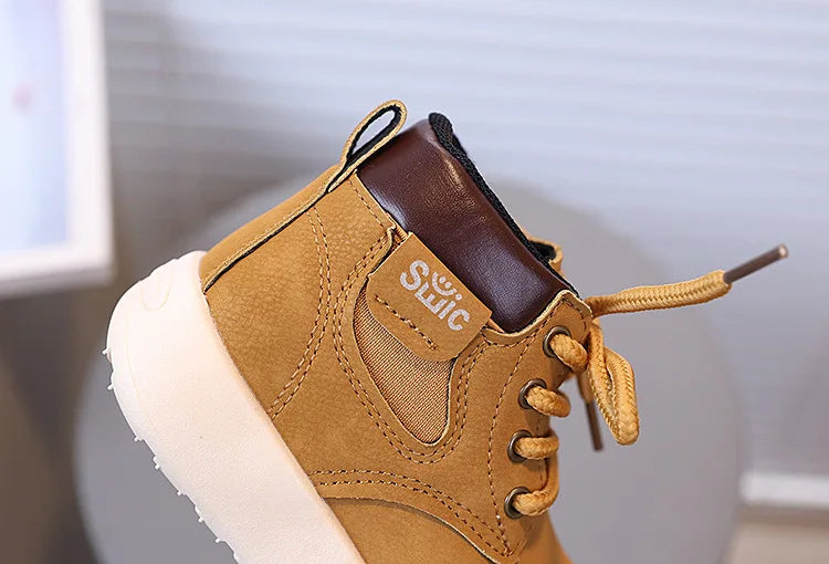 Children Fashion Boots with Side Zipper Kids Ankle Boots Korean Style 2025 Autumn Winter Boys Girls Short Boots Unisex Versatile kids_shoes