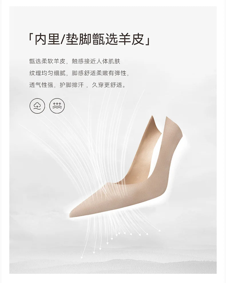 2025 Black Silk High-end Temperament Pointed Head Stiletto High Heels Women heels_stiletto