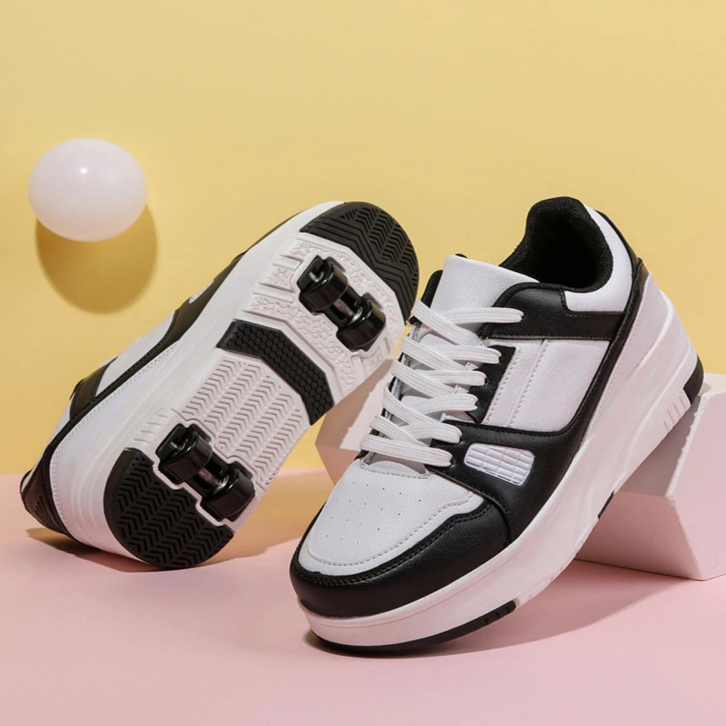 Roller Skate Shoes Kids Snickers With Wheels Children Rollerskates Fashion Outdoor Sports Shoes Girls Boys Gifts For kids_shoes