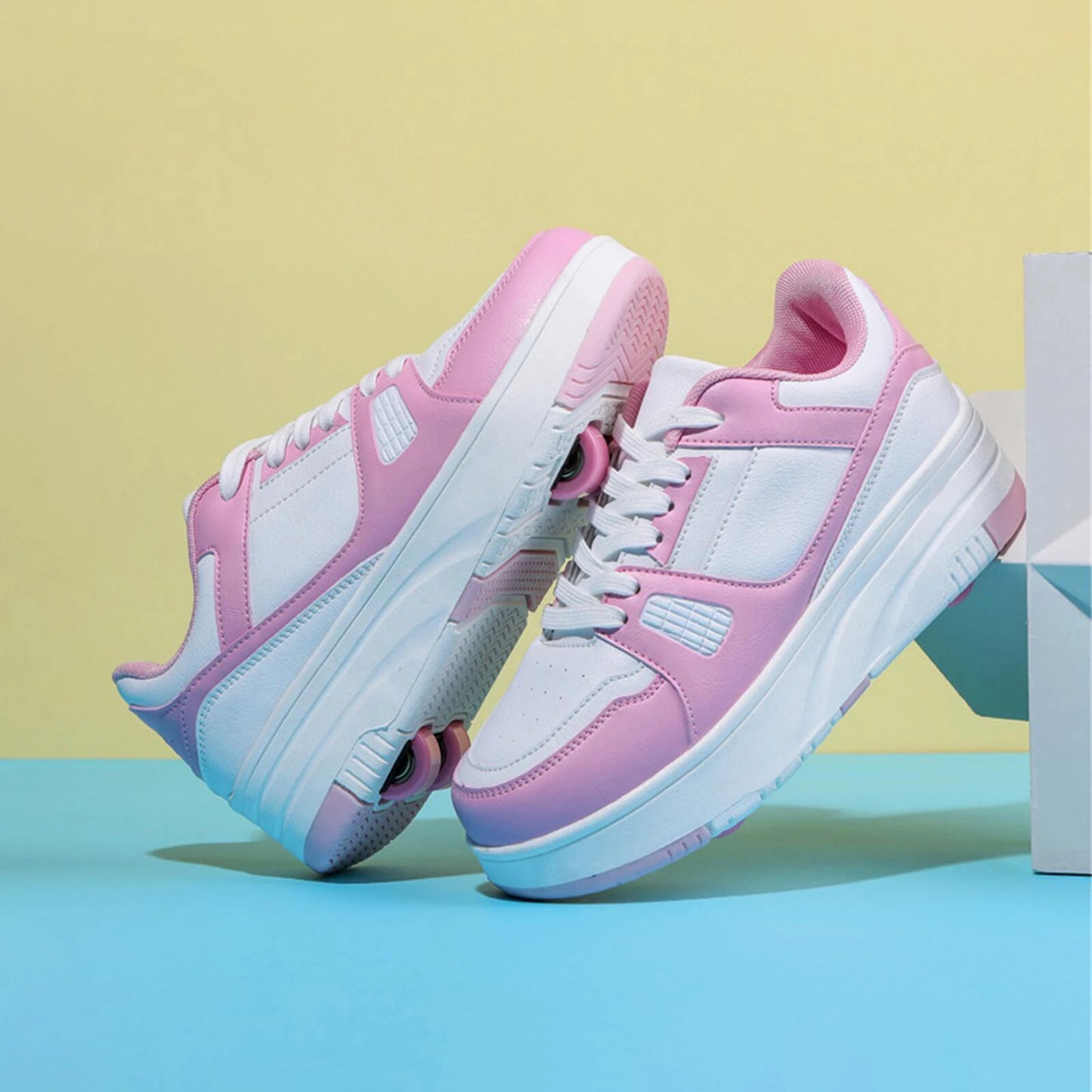 Roller Skate Shoes Kids Snickers With Wheels Children Rollerskates Fashion Outdoor Sports Shoes Girls Boys Gifts For kids_shoes