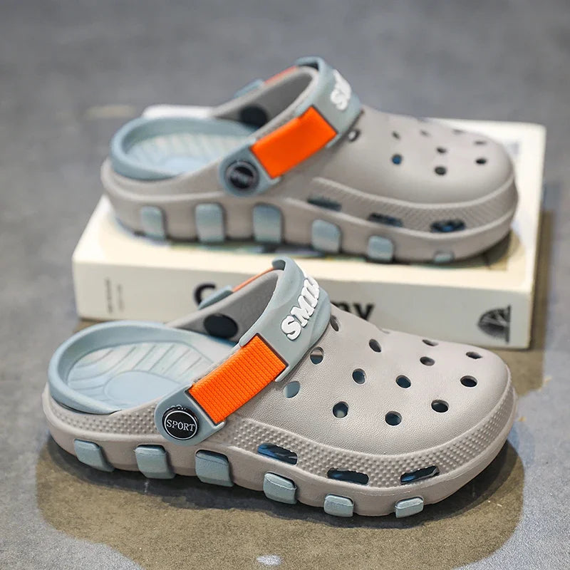 Children Slippers Boy Clogs Summer Beach  Shoes Sneaker Casual Comfortable Indoor Outdoor Sports Sandals for Boy 4 To 10 Years kids_shoes